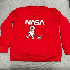 Nasa red sweater